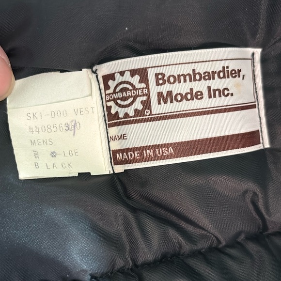Ski-Doo Puffer Vest - Vintage - made in the USA - Picture 3 of 5